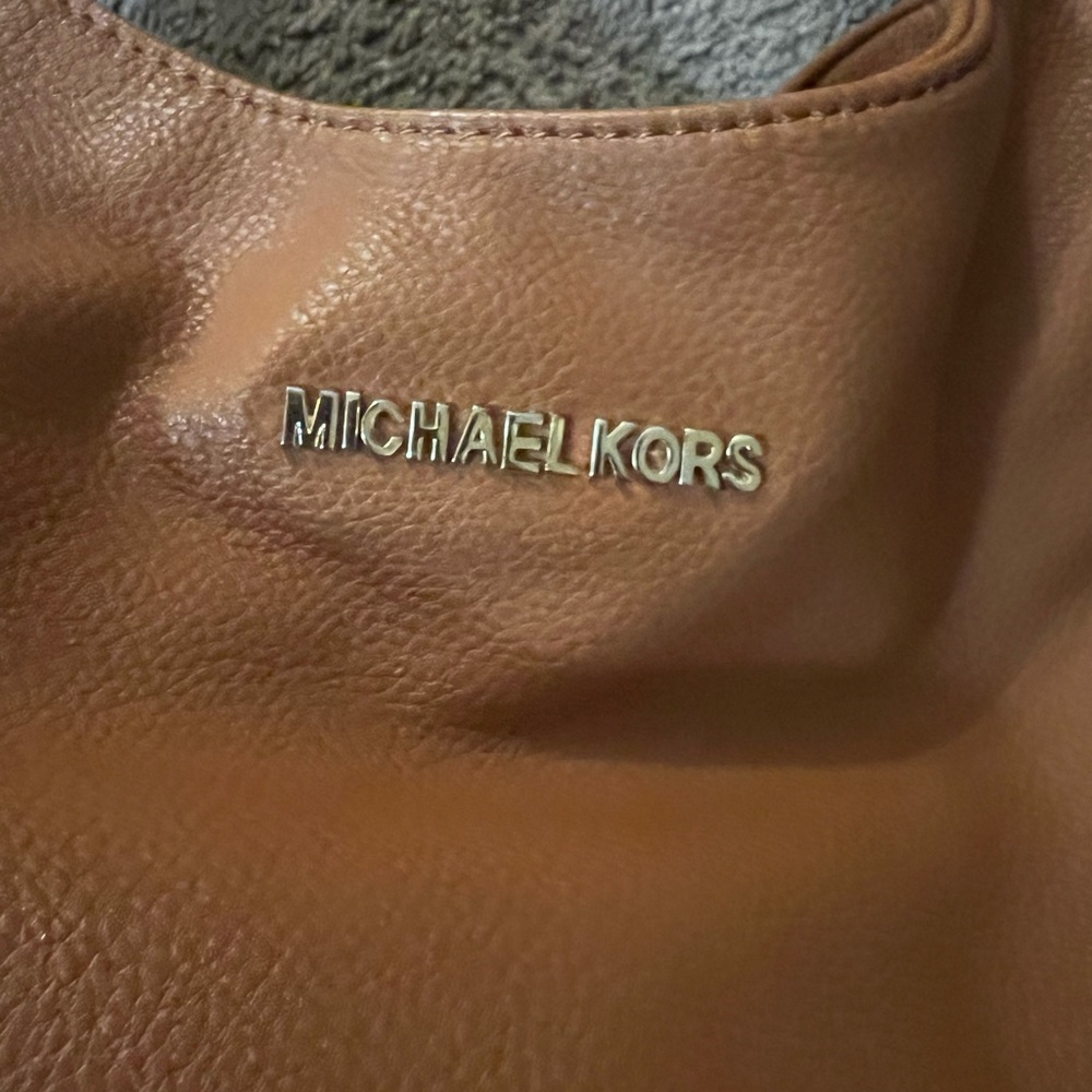 Michael Kora brown leather hobo bag - Picture 10 of 10